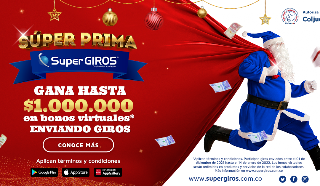 Promocional Súper Prima SuperGIROS